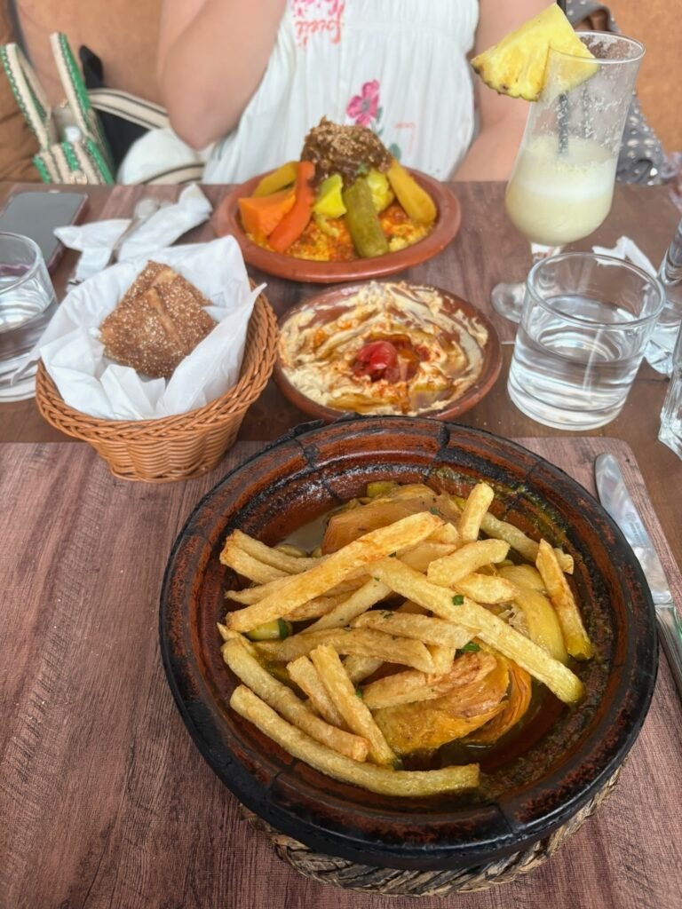 La Fontaine des Épices dinner, Chicken Tagine in marrakech