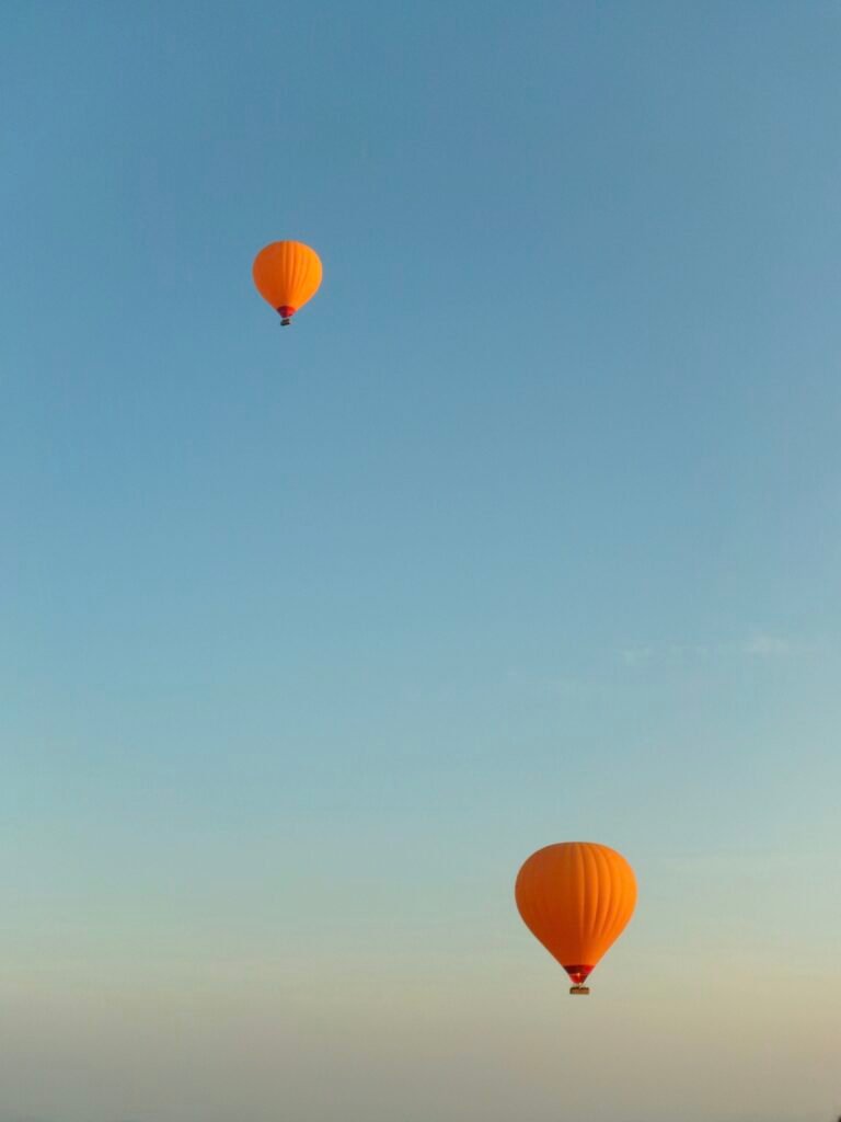 hot air balloon in marrakech